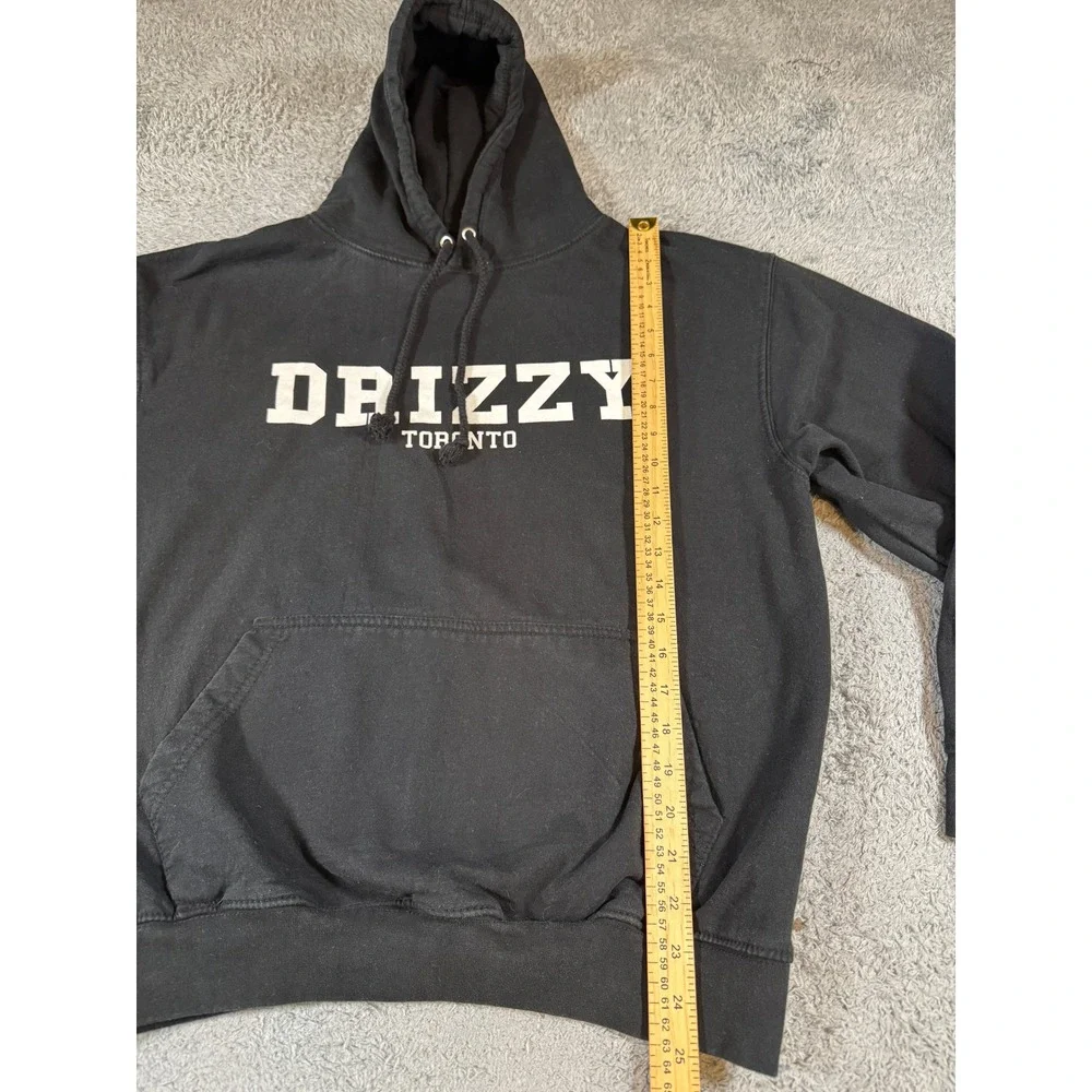 Kings Of NY Mens Drizzy Toronto Graphic Hoodie Large Black Streetwear Sweatshirt